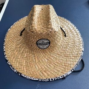 Quicksilver straw hat